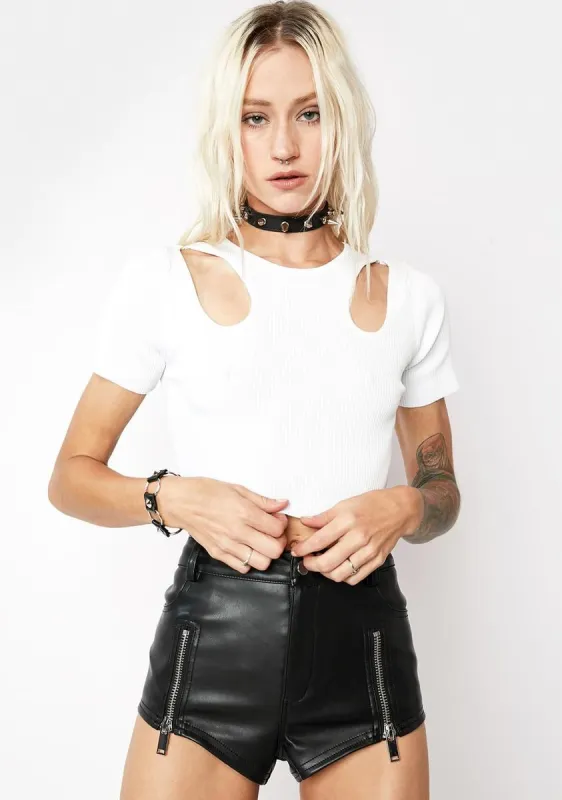 Be Different Babe Cutout Crop Top sold by Dolls Kill