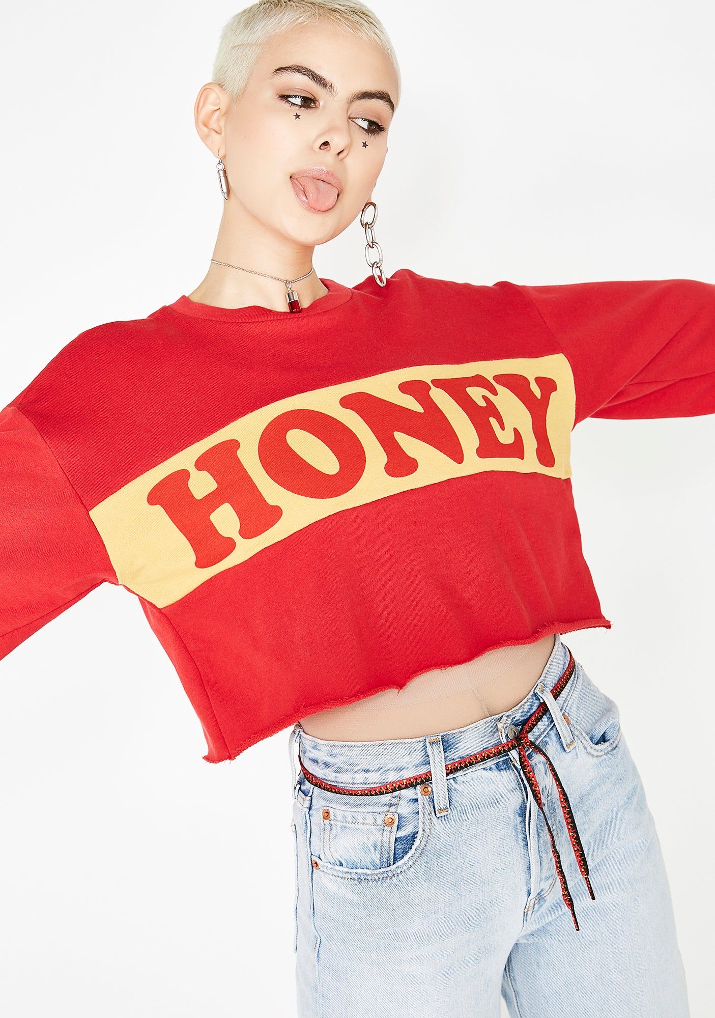 Sweet Like Honey Long Sleeve Tee sold by Dolls Kill product image thumbnail 3