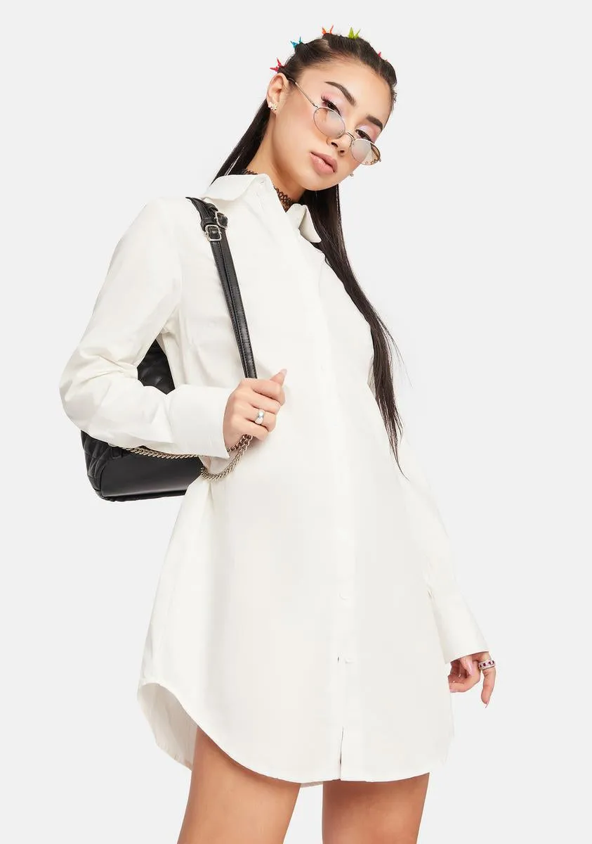 Pure Balanced Vanity Button Down Shirt Dress sold by Dolls Kill product image thumbnail 2