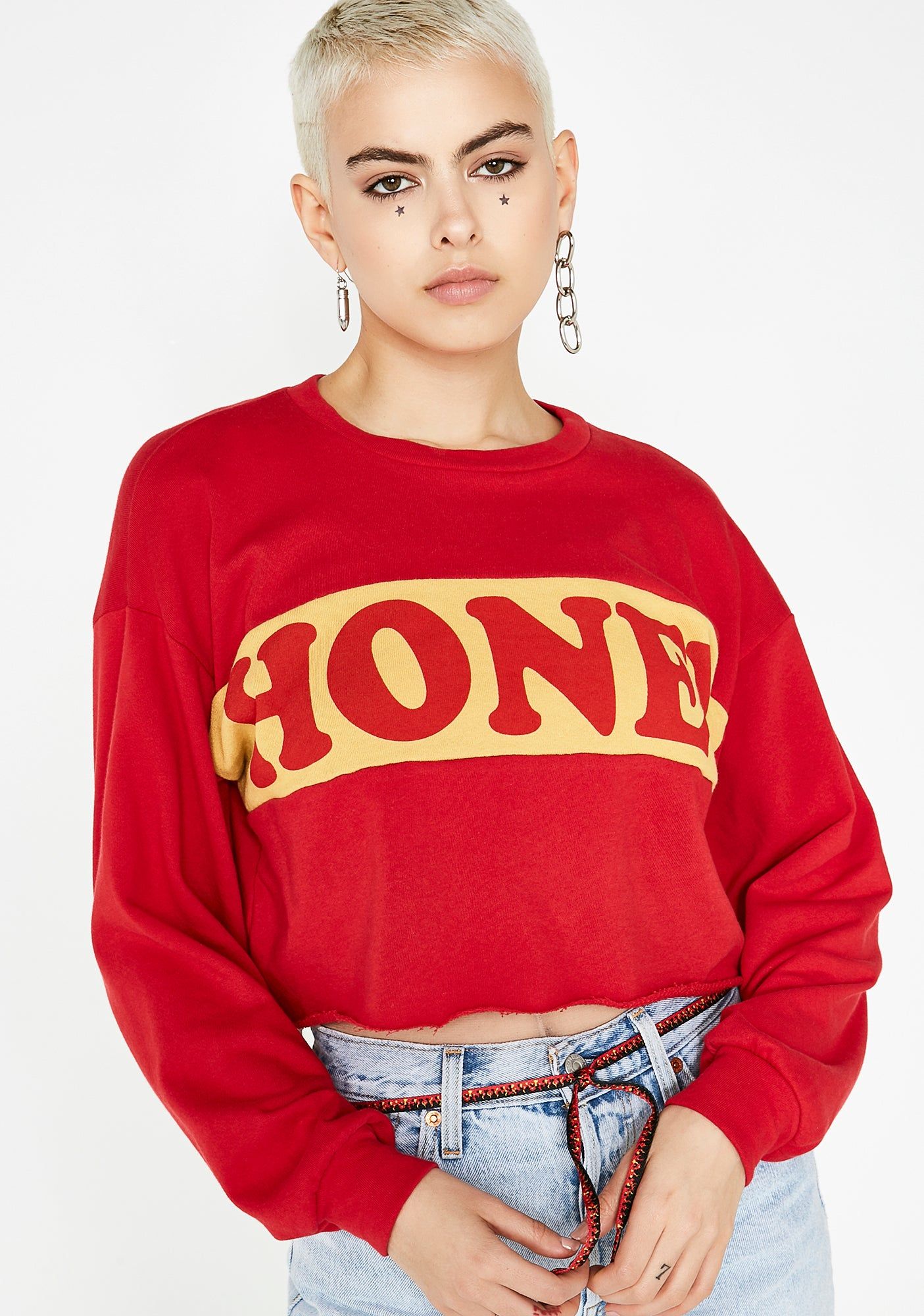 Sweet Like Honey Long Sleeve Tee sold by Dolls Kill