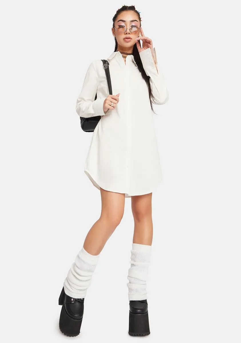 Pure Balanced Vanity Button Down Shirt Dress sold by Dolls Kill product image thumbnail 3