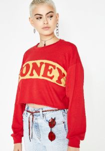 Sweet Like Honey Long Sleeve Tee sold by Dolls Kill