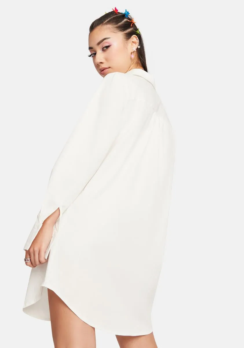 Pure Balanced Vanity Button Down Shirt Dress sold by Dolls Kill product image thumbnail 4