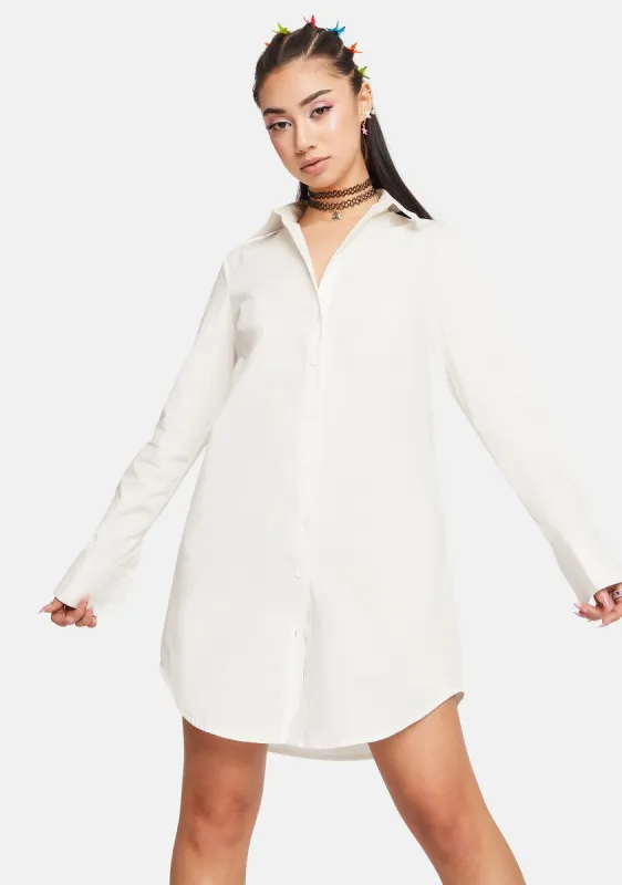 Pure Balanced Vanity Button Down Shirt Dress sold by Dolls Kill