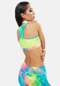 Under The Sun Racerback Sports Bra sold by Dolls Kill
