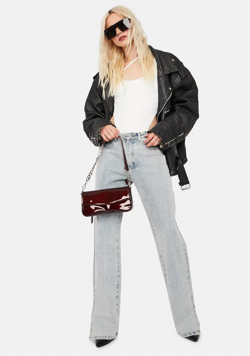 Chill Country Club Hubby Asymmetrical Bodysuit sold by Dolls Kill product image thumbnail 3