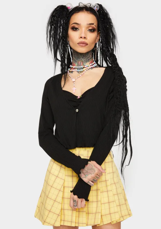 Dark Labels Of Love Cardigan Set sold by Dolls Kill