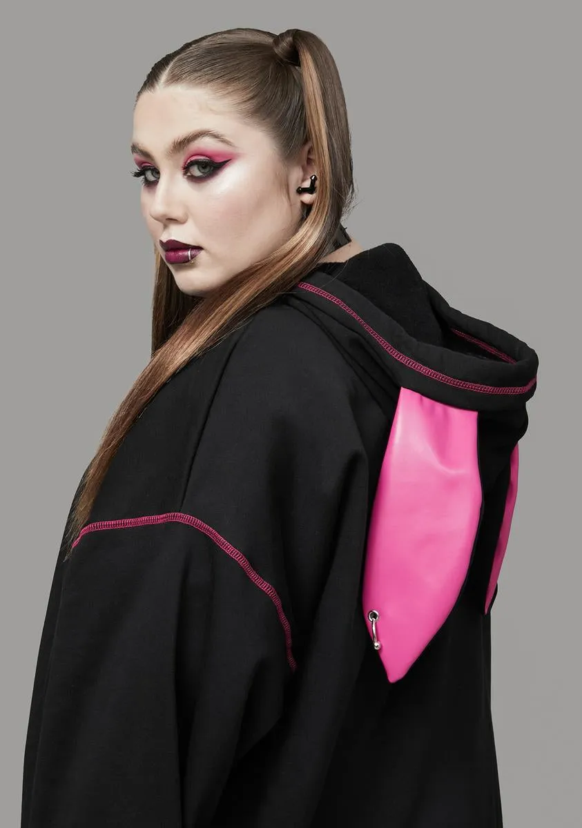 Plus Tail To Tell Oversized Hoodie sold by Dolls Kill product image thumbnail 4