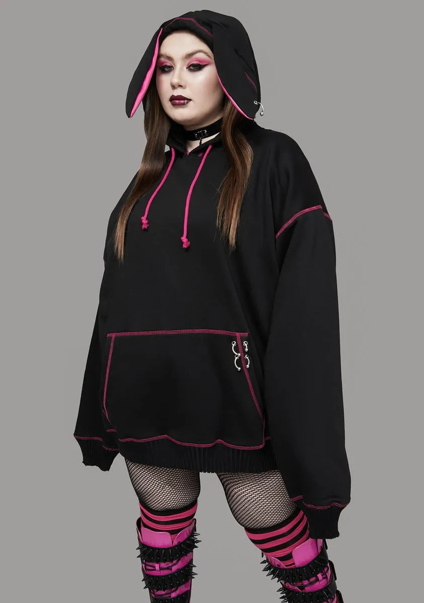 Plus Tail To Tell Oversized Hoodie sold by Dolls Kill