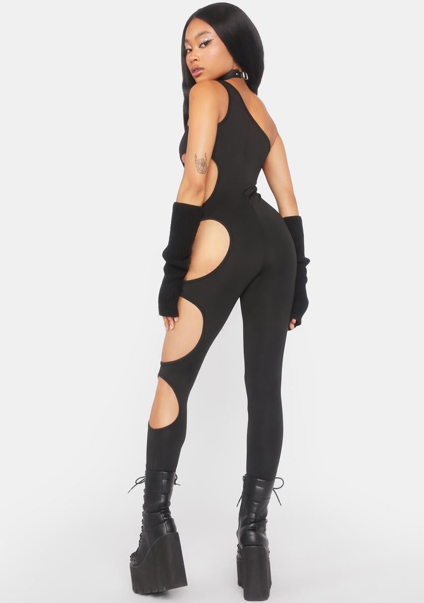 Dark Beats Cut-Out Jumpsuit sold by Dolls Kill product image thumbnail 4