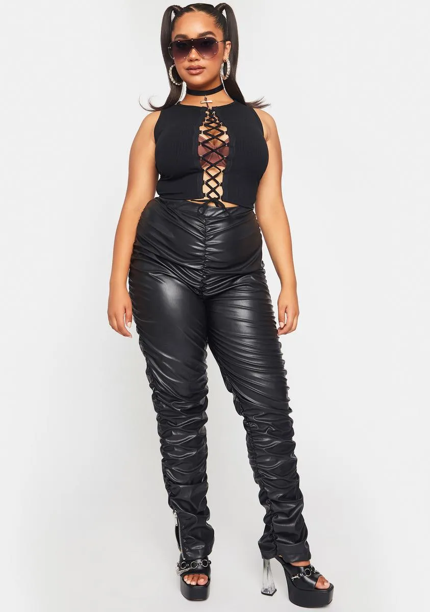 Feelin' Better Now Lace Up Tank sold by Dolls Kill product image thumbnail 3