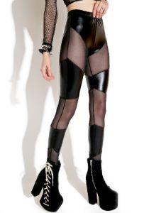 Draco Cut-Out Leggings sold by Dolls Kill