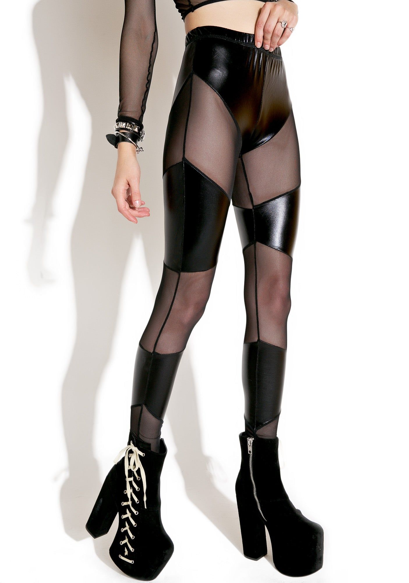 Draco Cut-Out Leggings sold by Dolls Kill product image thumbnail 5