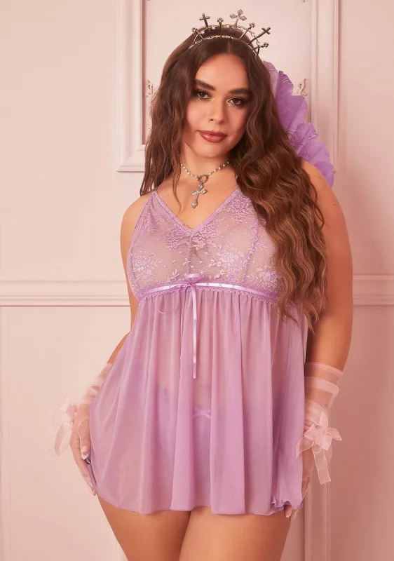 Plus Fuel The Fantasy Lingerie Set sold by Dolls Kill