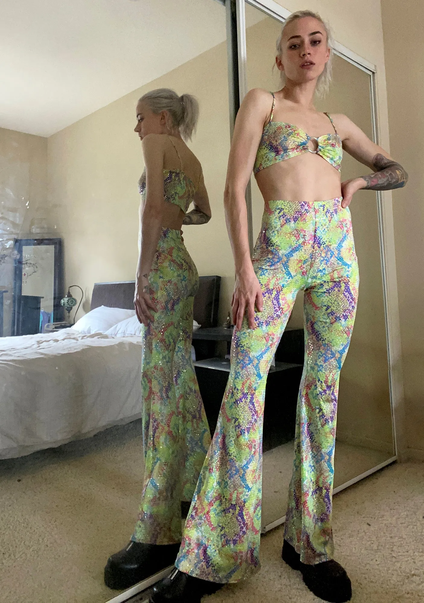 Take The Risk Pant Set sold by Dolls Kill product image thumbnail 3