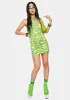 Atomic Wild Side Pleated Mini Dress sold by Dolls Kill