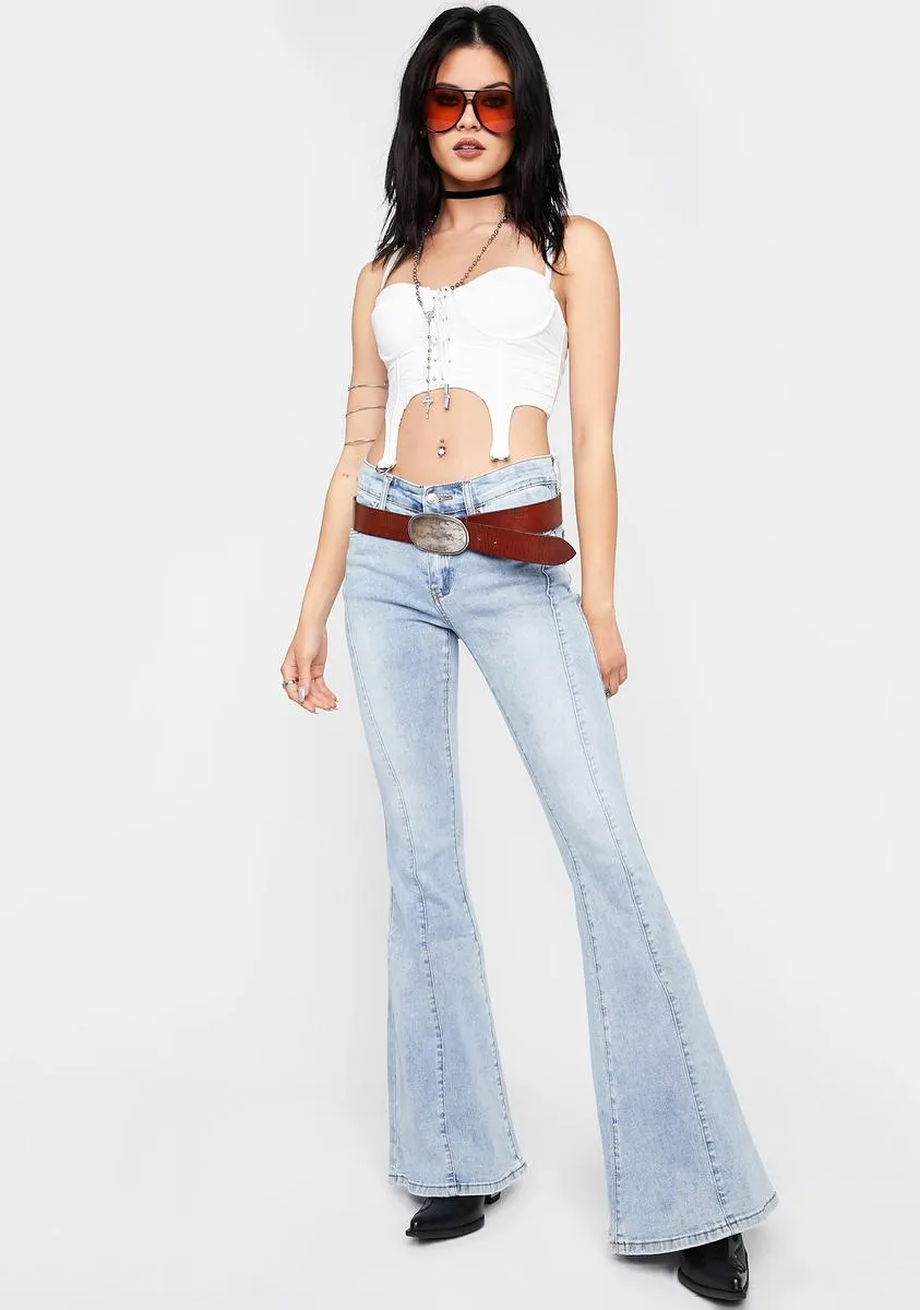 Icy Please Me Tease Me Cropped Bustier sold by Dolls Kill product image thumbnail 3