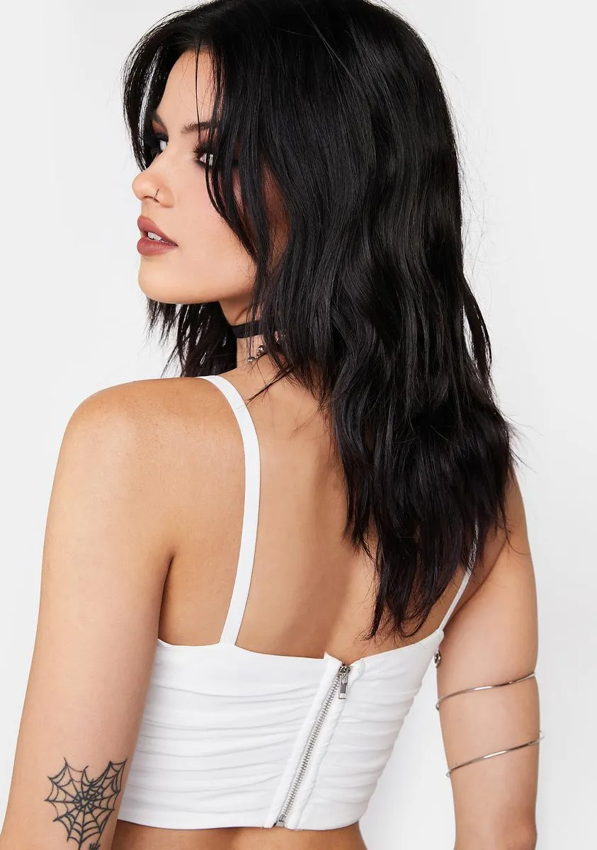 Icy Please Me Tease Me Cropped Bustier sold by Dolls Kill product image thumbnail 4