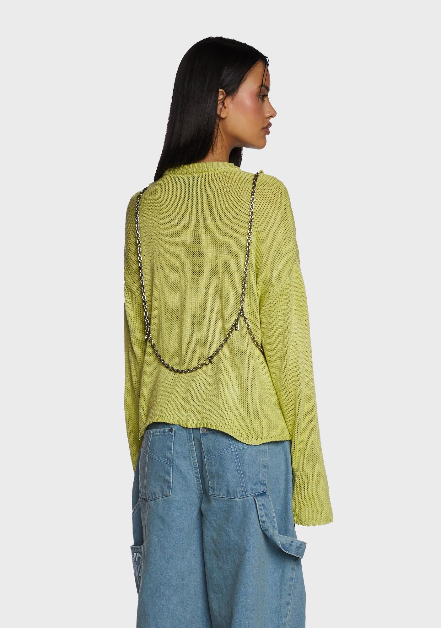 Trinket Layered Knit Sweater sold by Dolls Kill product image thumbnail 4