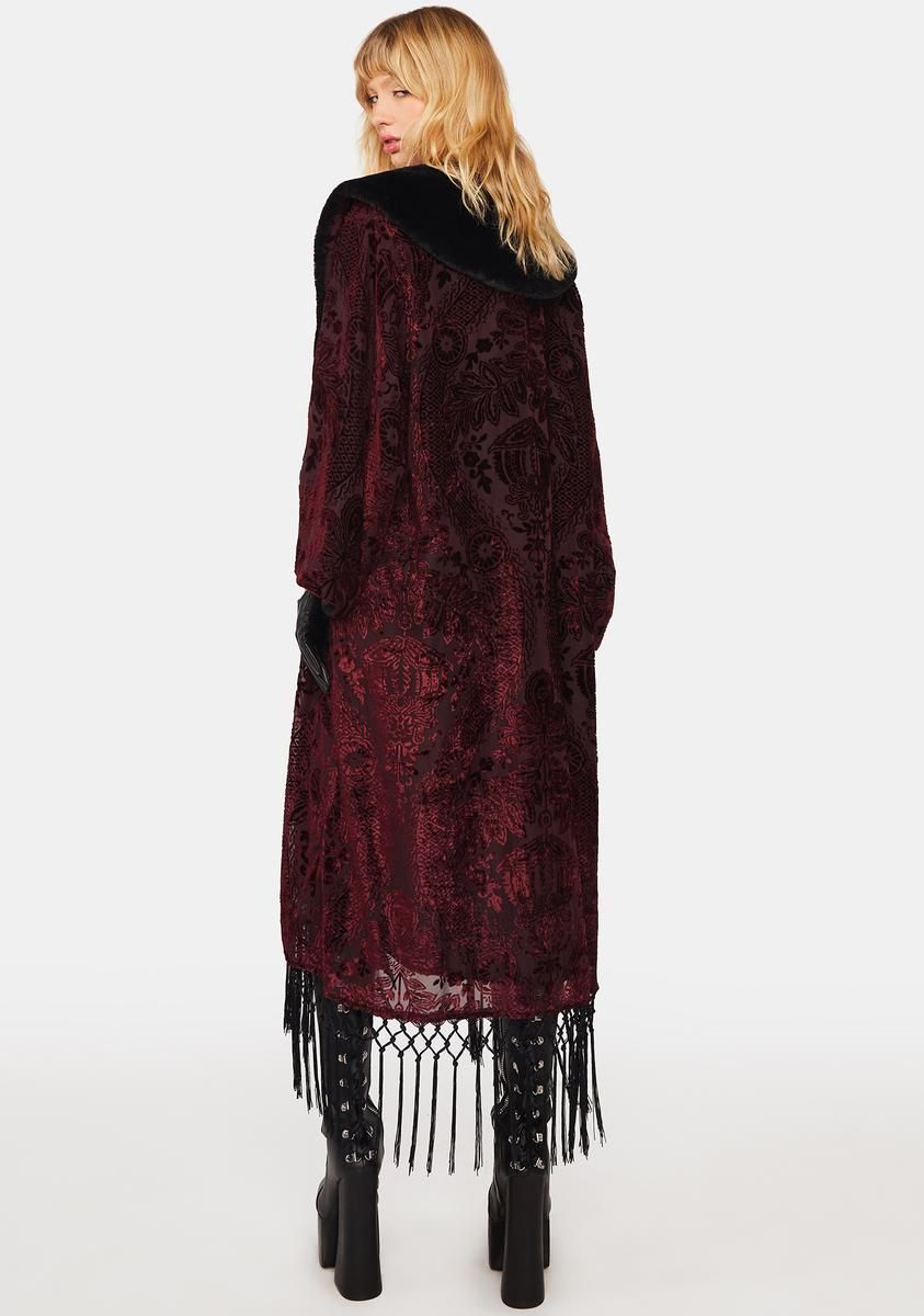 Vintage Romance Velvet Duster sold by Dolls Kill product image thumbnail 4