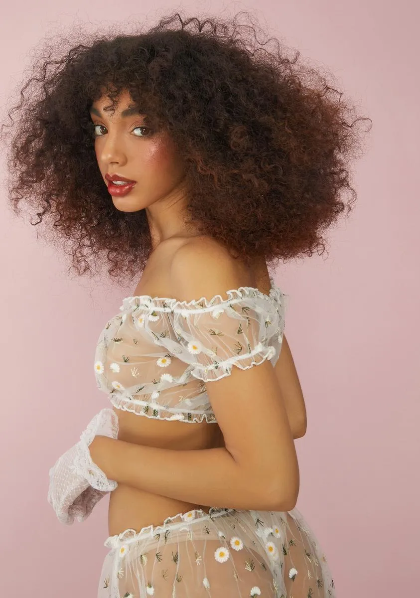 Come Away With Me Mesh Bandeau Top sold by Dolls Kill product image thumbnail 4