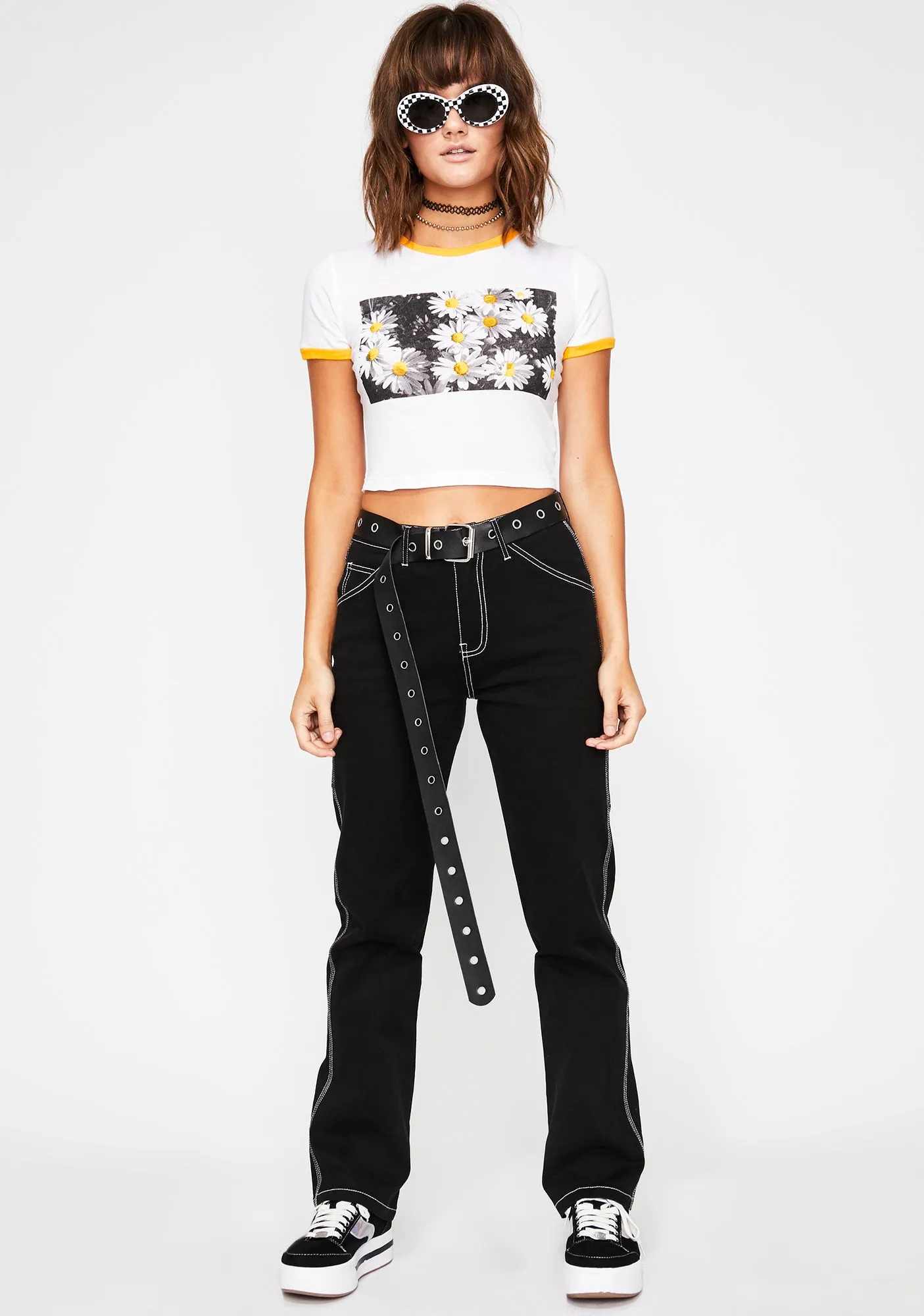 Lil Daisy Ringer Tee sold by Dolls Kill product image thumbnail 3