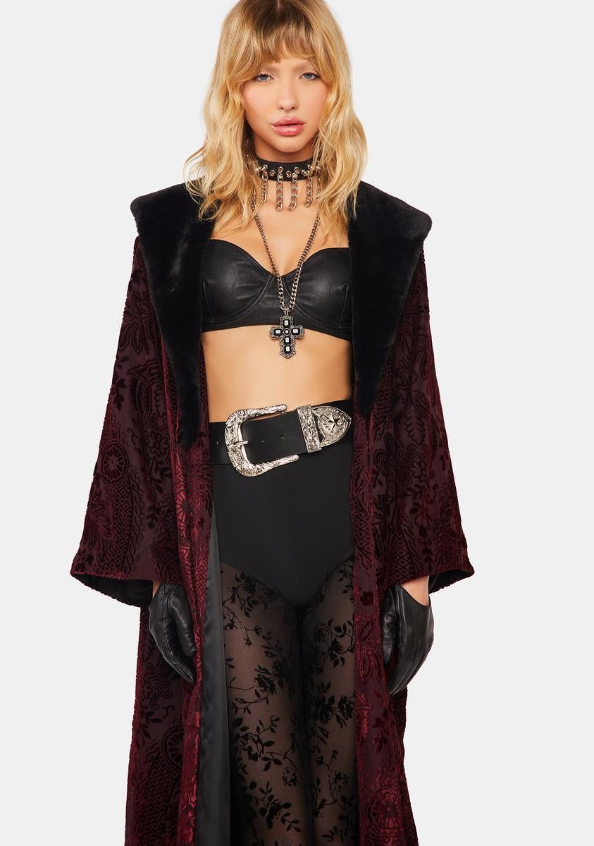 Vintage Romance Velvet Duster sold by Dolls Kill product image thumbnail 2