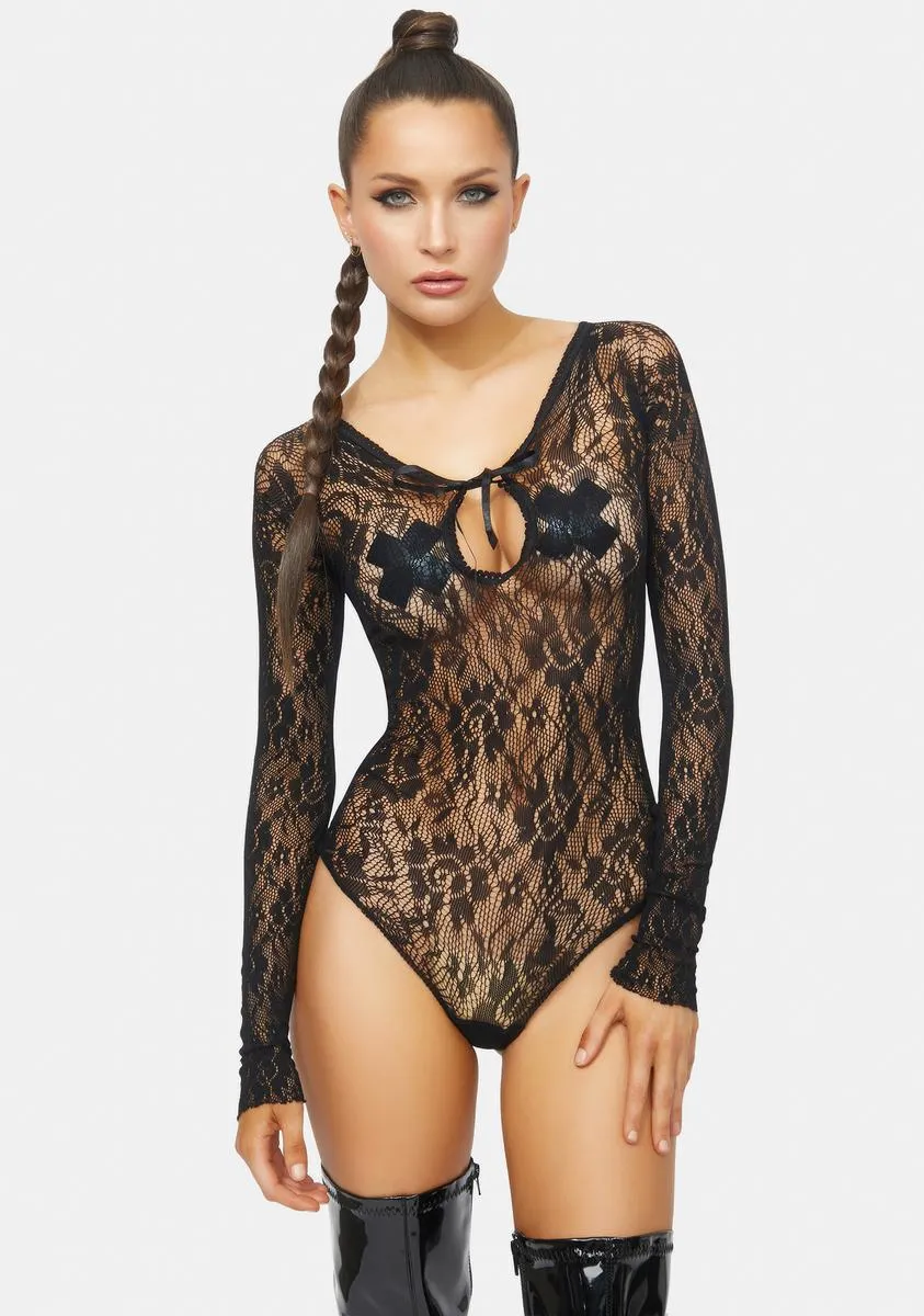 Own My Love Lace Romper sold by Dolls Kill product image thumbnail 5