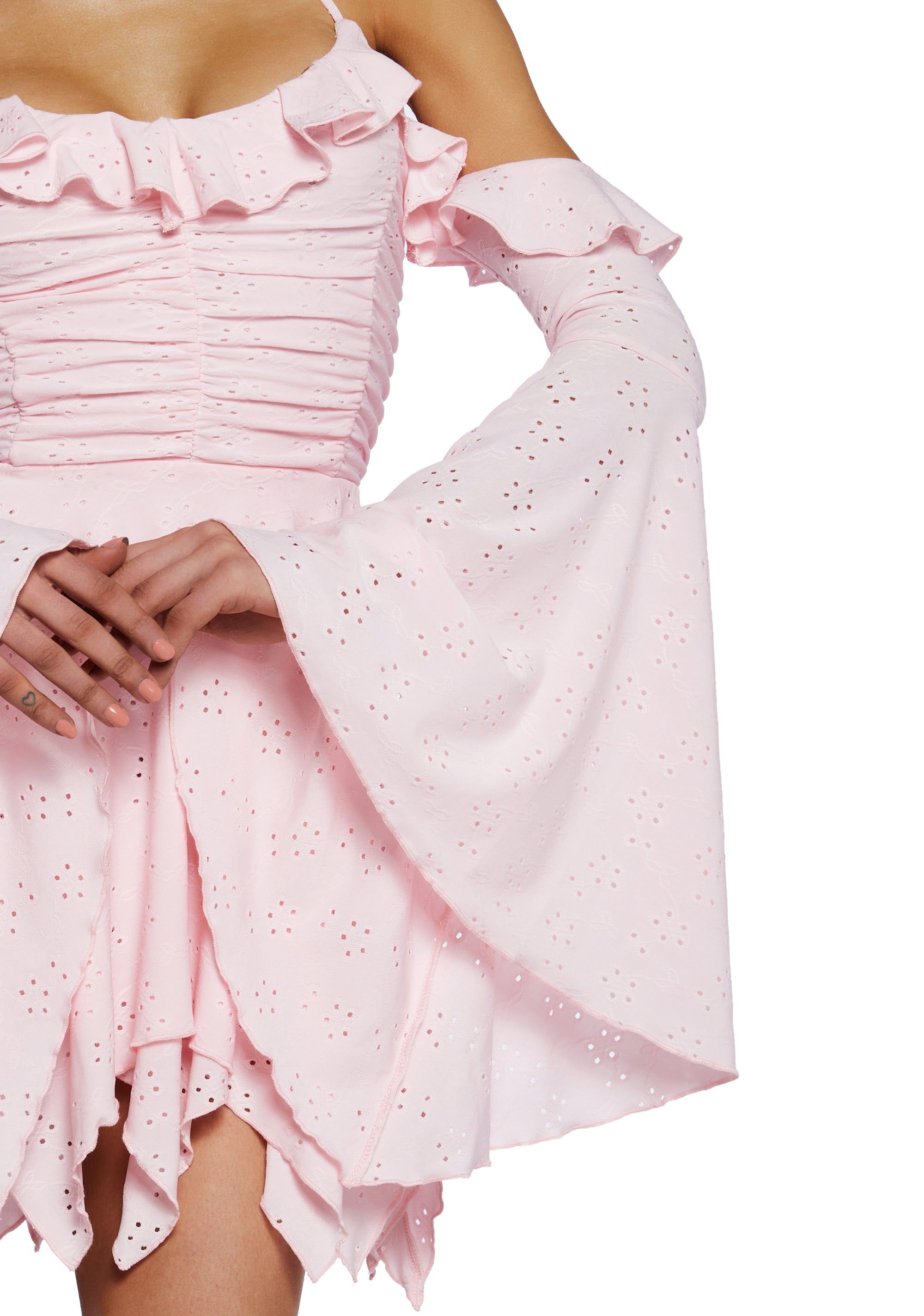 F is For Fairies™ Ruffled Handkerchief Dress sold by Dolls Kill product image thumbnail 5