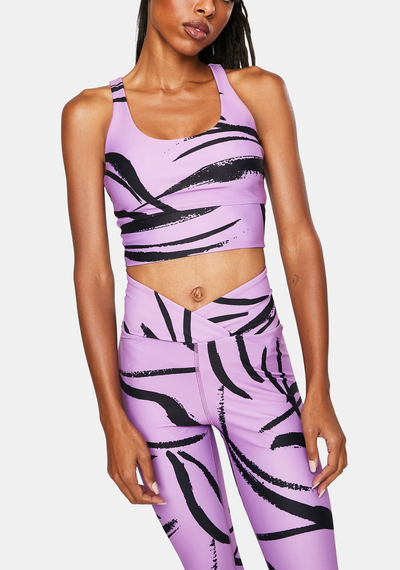 Abstract Gym Sports Bra sold by Dolls Kill product image thumbnail 2