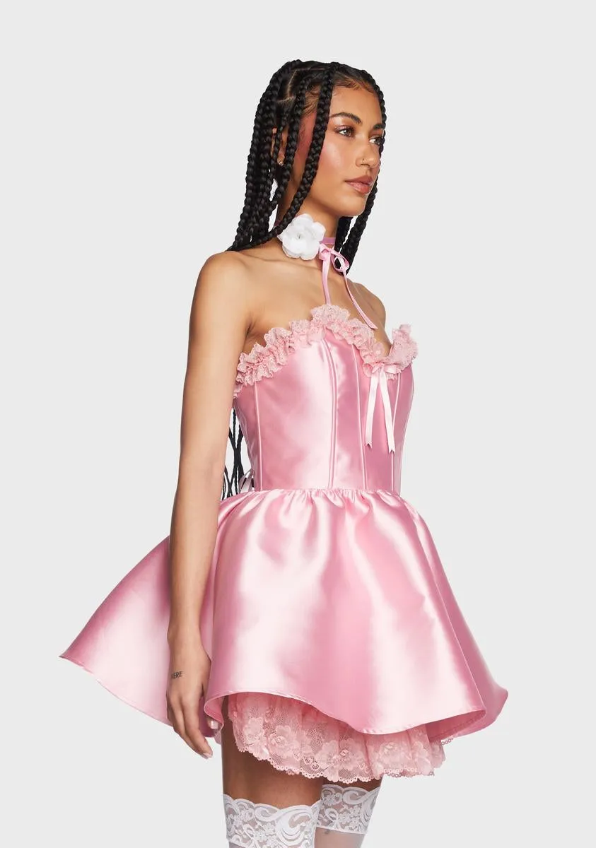 Forever Fancy Corset Dress - Pink sold by Dolls Kill product image thumbnail 3