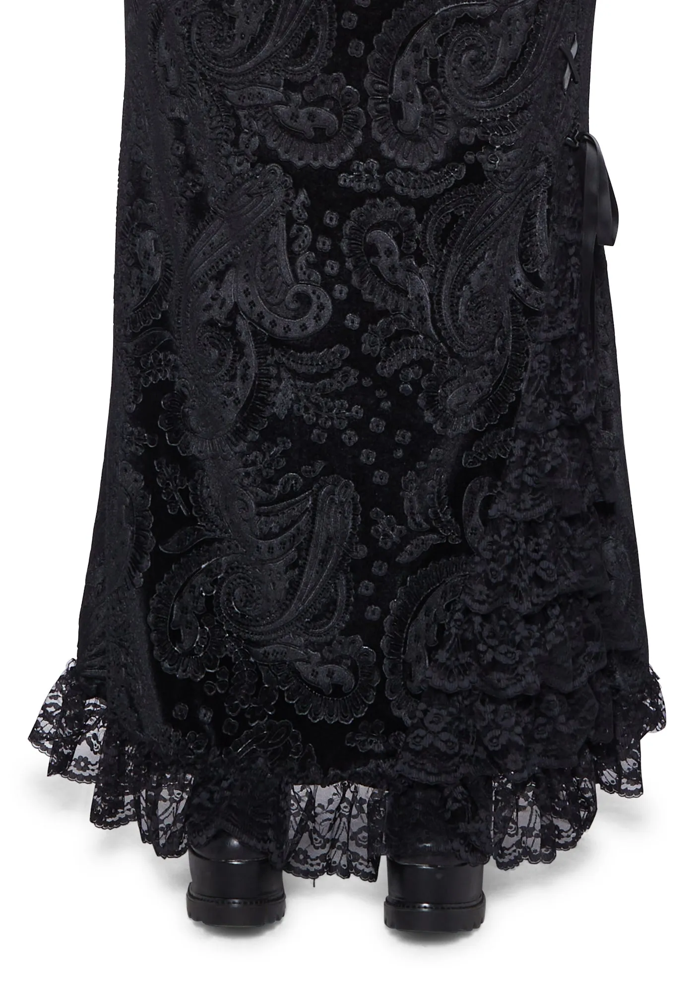 Plus Veiled Sorrows Maxi Skirt sold by Dolls Kill product image thumbnail 5