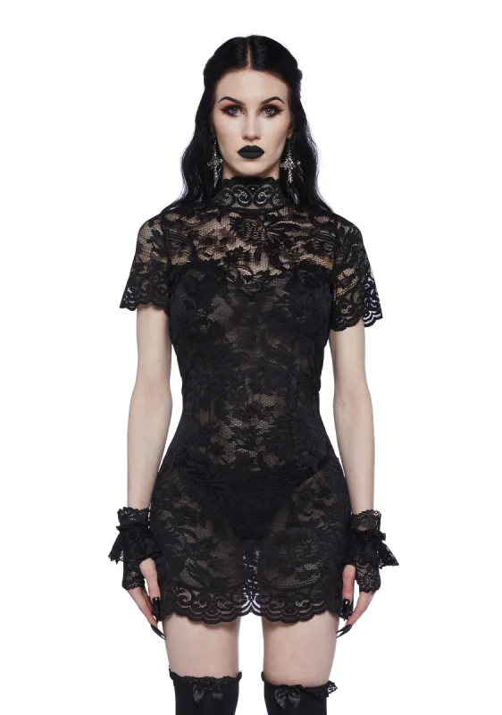 Fabulous Kill Lace Mini Dress sold by Dolls Kill