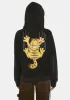 Good Cat Bad Cat Fleece Hoodie sold by Dolls Kill
