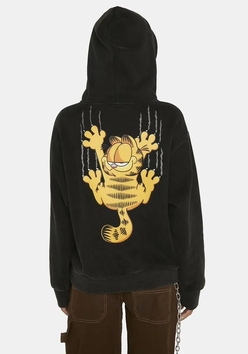 Good Cat Bad Cat Fleece Hoodie sold by Dolls Kill product image thumbnail 2