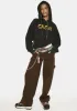 Good Cat Bad Cat Fleece Hoodie sold by Dolls Kill