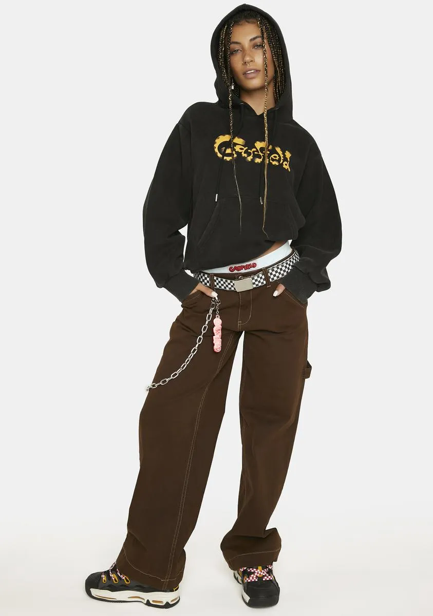 Good Cat Bad Cat Fleece Hoodie sold by Dolls Kill product image thumbnail 3