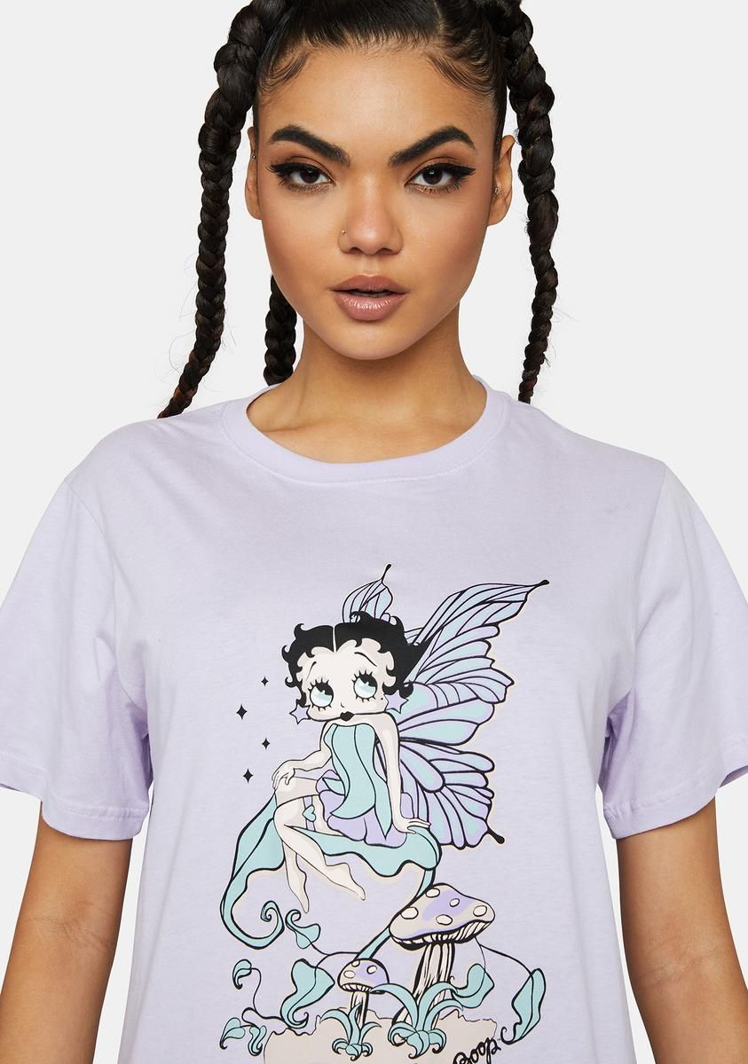 X Betty Boop Fairy Graphic Tee sold by Dolls Kill