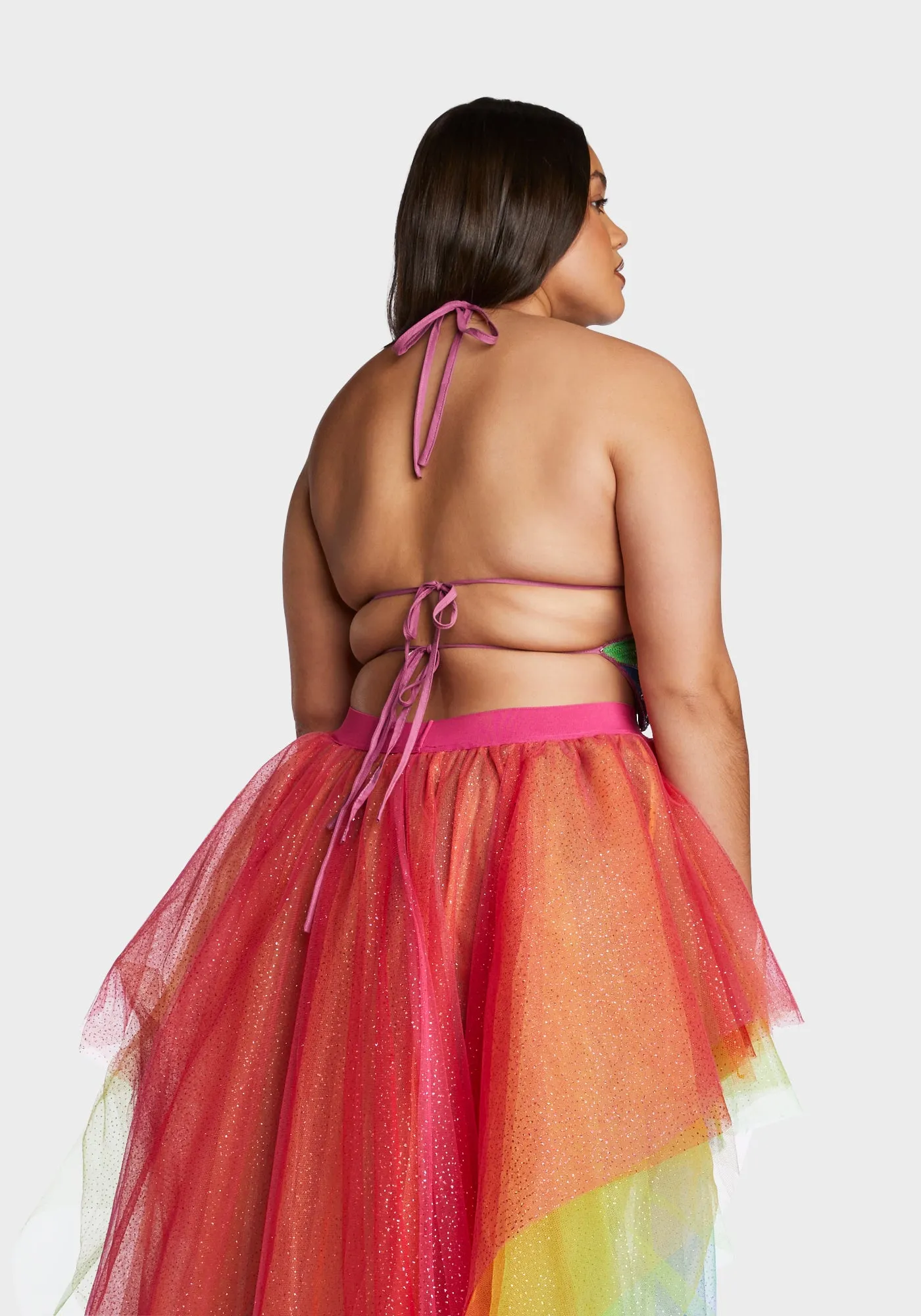 Plus Playa Dreamin' Butterfly Top- Rainbow sold by Dolls Kill product image thumbnail 4