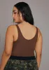 Plus She Caught Me Ribbed Bodysuit sold by Dolls Kill