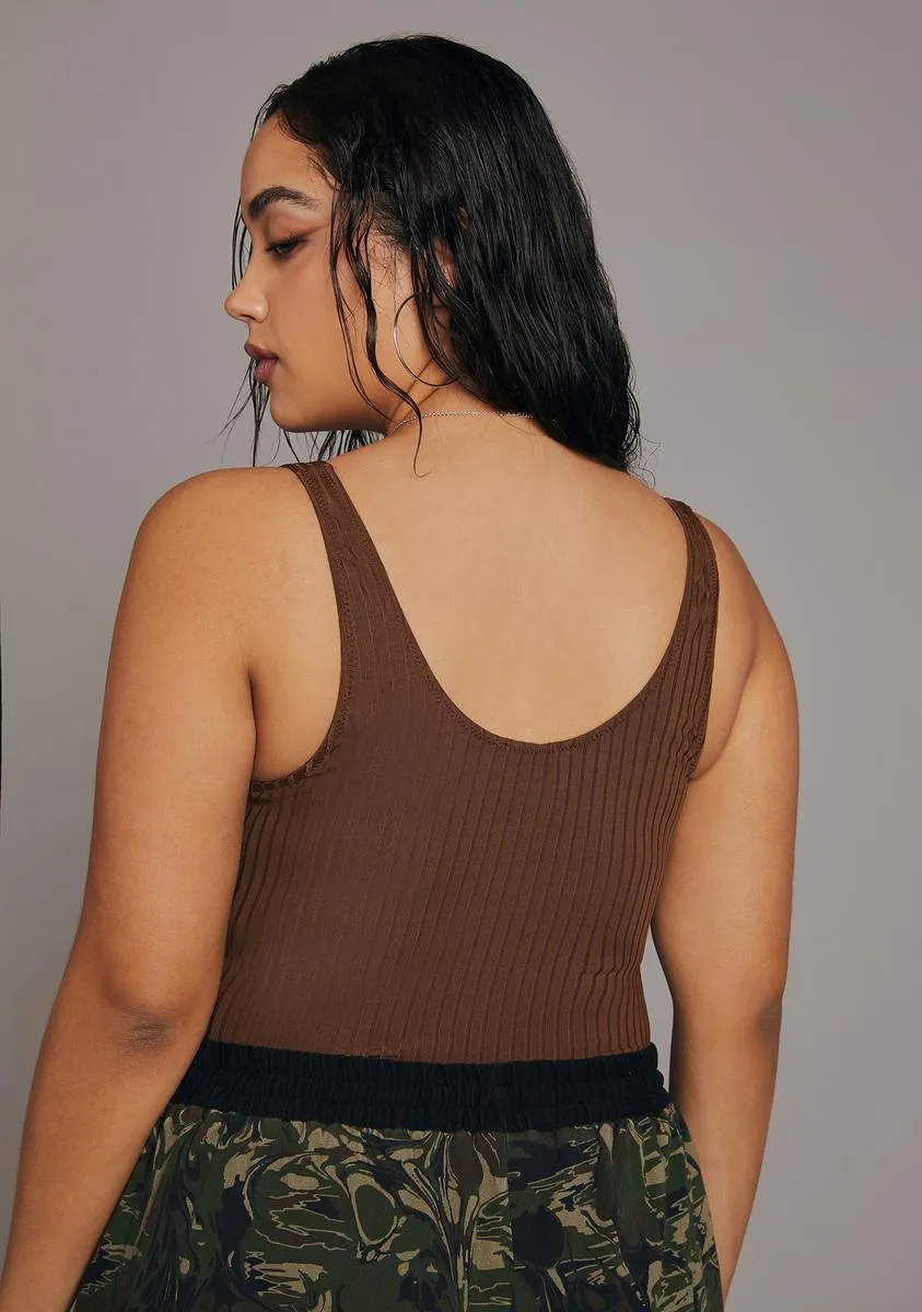 Plus She Caught Me Ribbed Bodysuit sold by Dolls Kill product image thumbnail 4