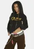 Good Cat Bad Cat Fleece Hoodie sold by Dolls Kill