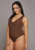 Plus She Caught Me Ribbed Bodysuit sold by Dolls Kill