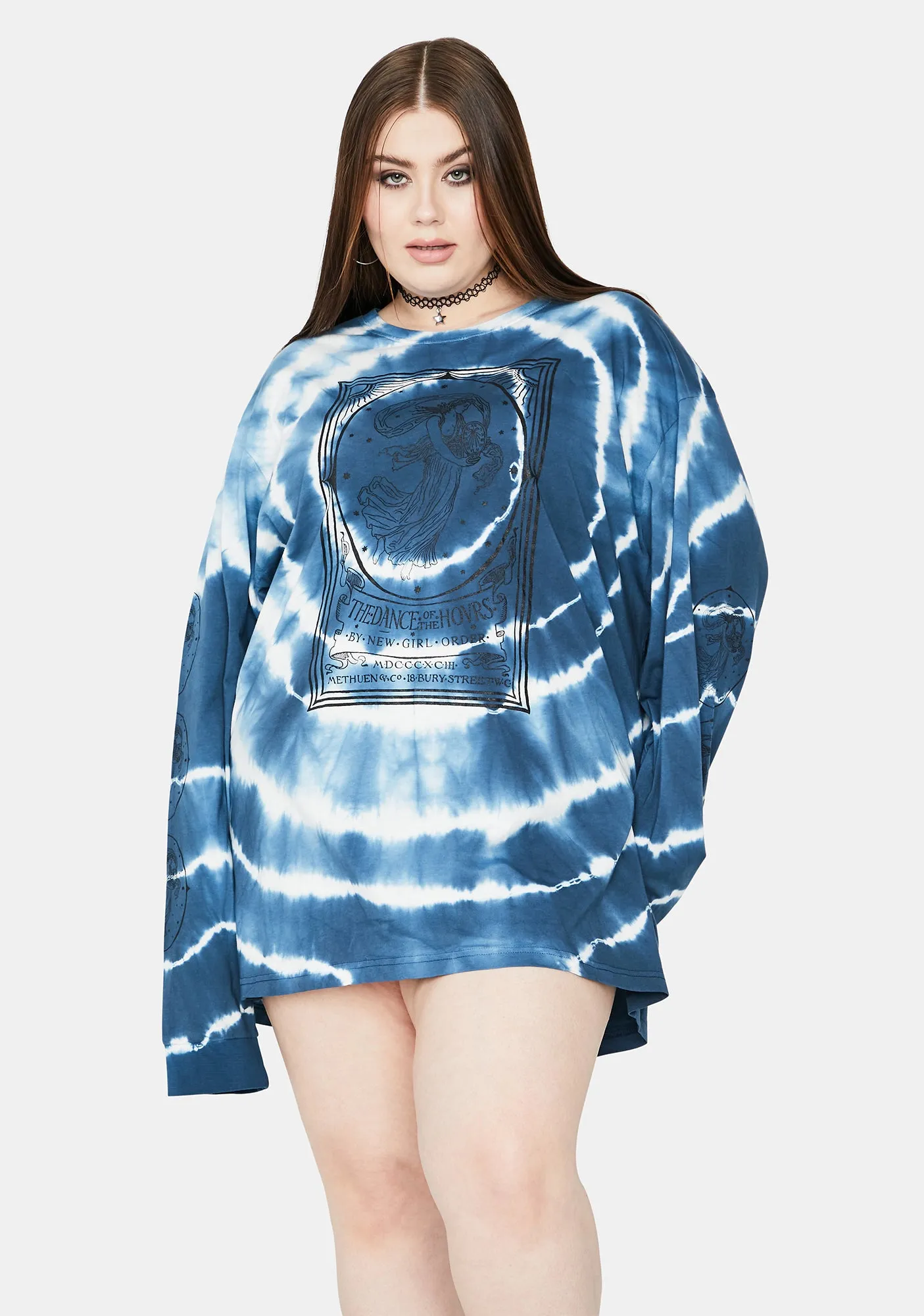 Curve Opera Lady Tie Dye Tee sold by Dolls Kill product image thumbnail 2