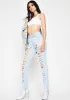 Torn Up Skinny Jeans sold by Dolls Kill