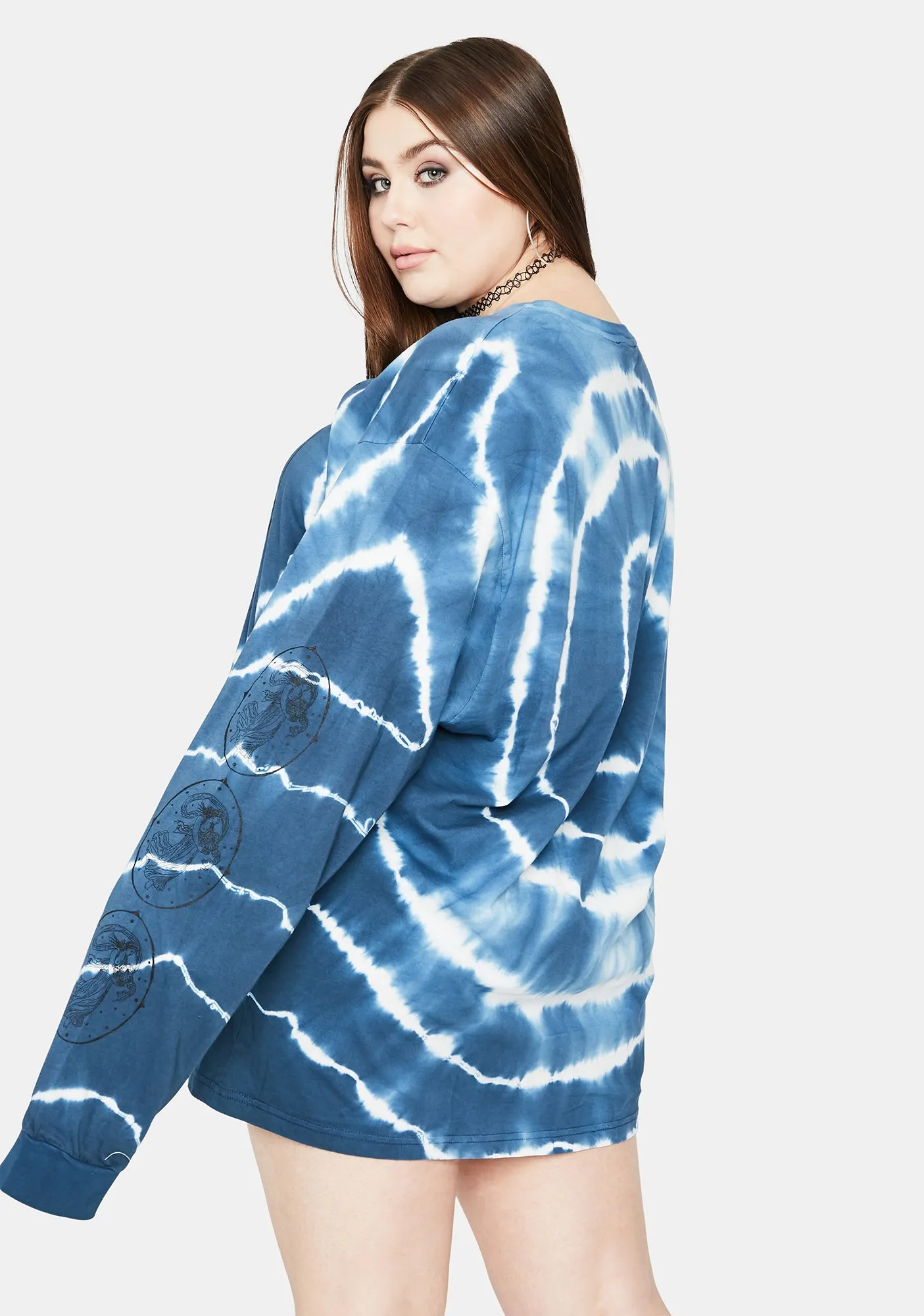 Curve Opera Lady Tie Dye Tee sold by Dolls Kill product image thumbnail 4