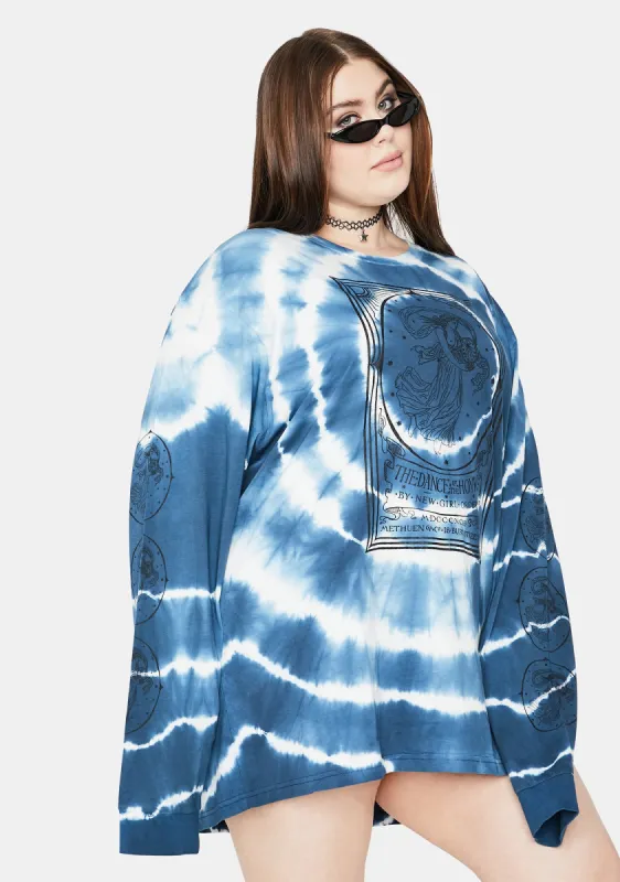 Curve Opera Lady Tie Dye Tee sold by Dolls Kill