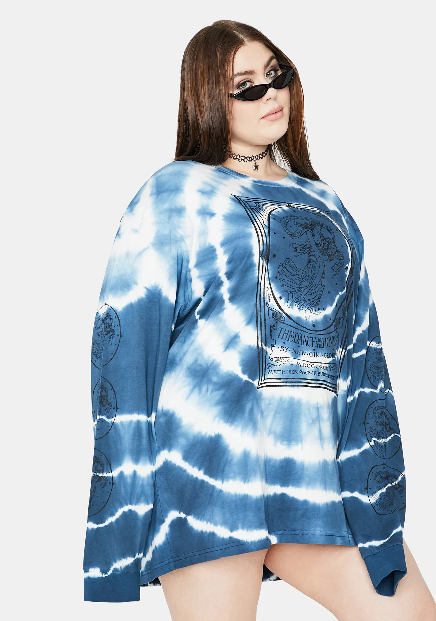 Curve Opera Lady Tie Dye Tee sold by Dolls Kill