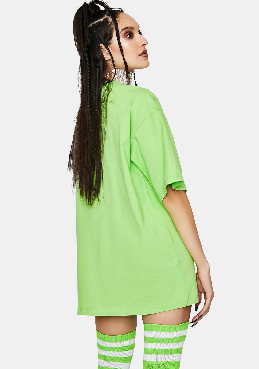 Angel Reflective Oversized Graphic Tee sold by Dolls Kill product image thumbnail 4