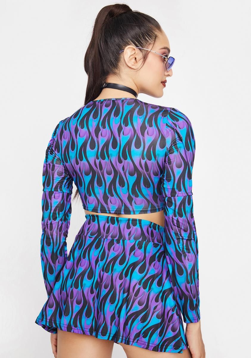 Iconic Heat Skater Skirt Set sold by Dolls Kill product image thumbnail 4